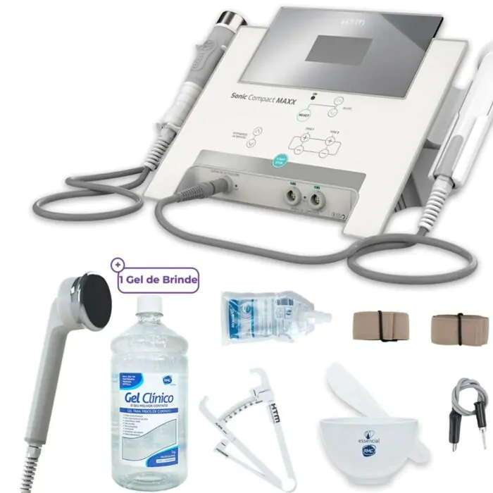 KIT Sonic Compact Maxx - Aparelho de Ultrassom e Correntes