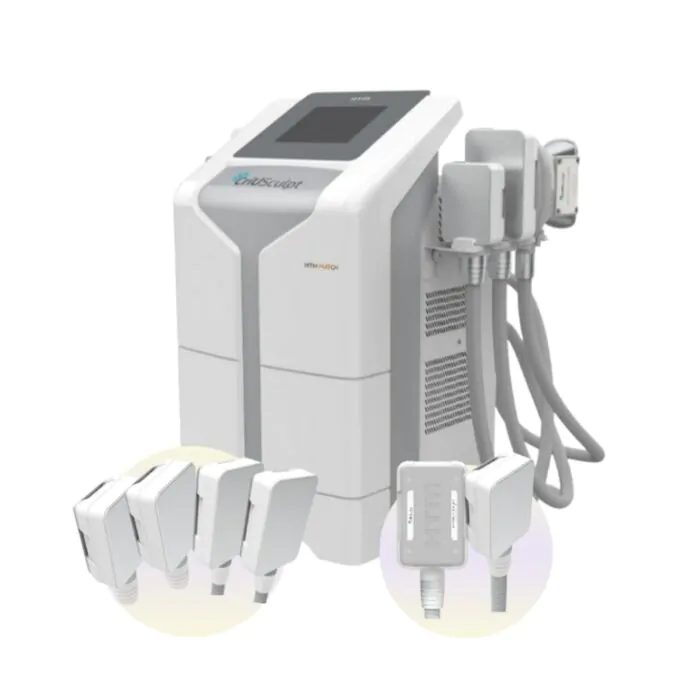 CriuSculpt Aparelho de Criolipólise + 4 Aplicadores Planos G + 2 aplicadores Planos P I HTM