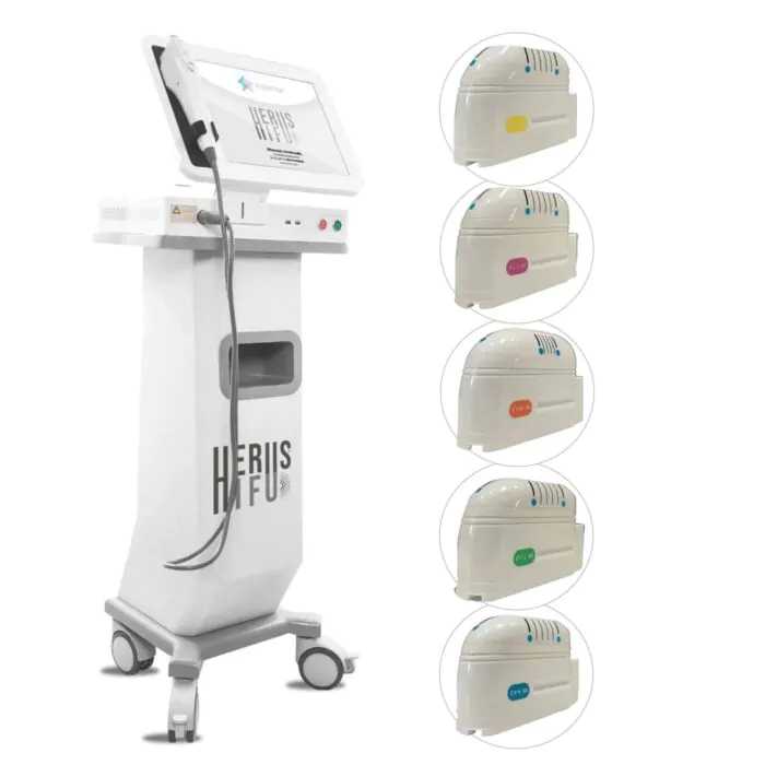 Herus Hifu Aparelho de Ultrassom Microfocado Com 5 cartuchos